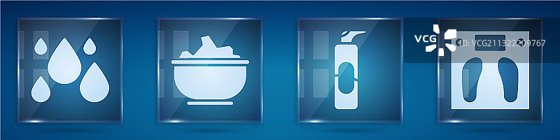 碗中海盐水滴喷雾罐合集图片素材