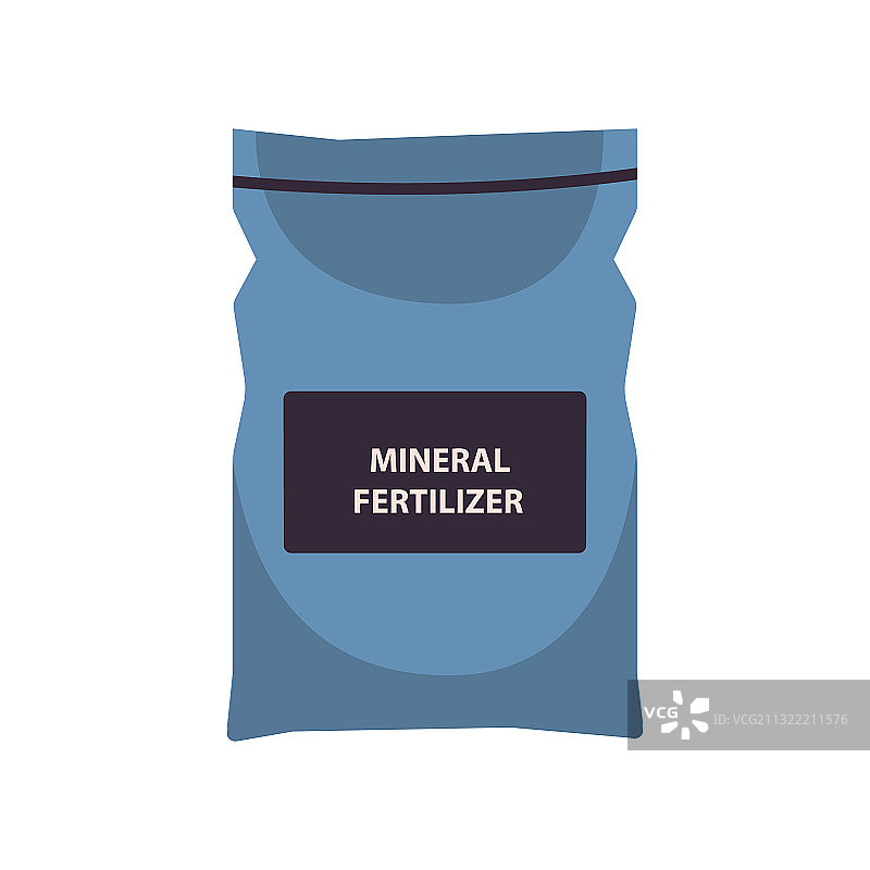 装有矿物肥料的袋子，园艺有机肥料图片素材