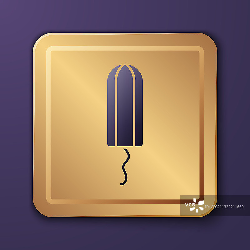 紫色月经卫生棉条图标图片素材