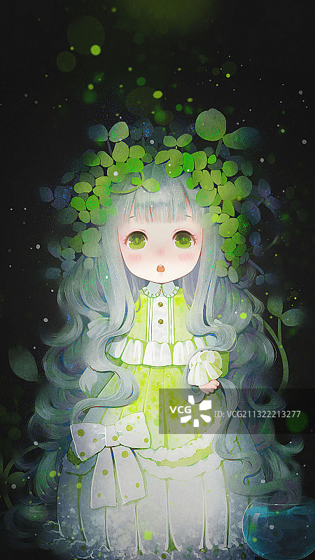 春天拟人图片素材