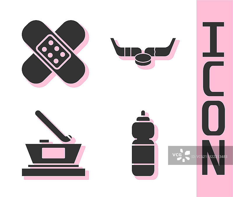 健身摇摇杯绷带石膏冰袋图片素材