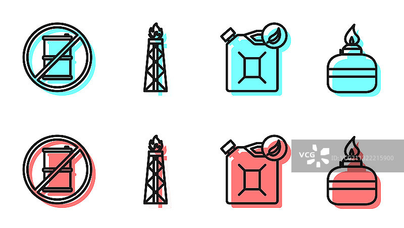 生物燃料罐生产线，无汽油桶图片素材