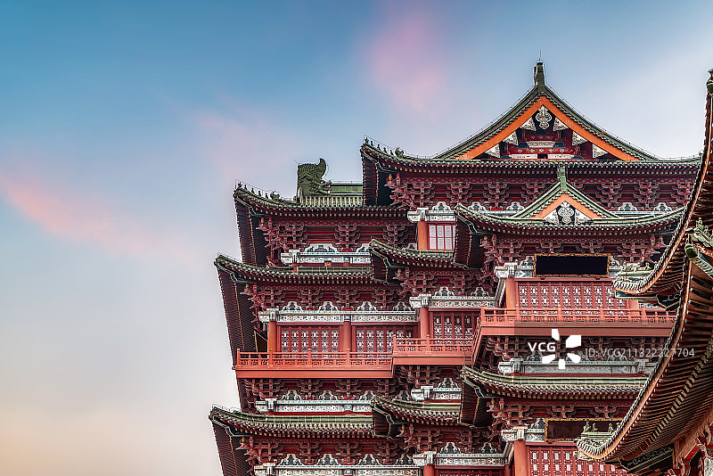 江西南昌腾王阁古建筑图片素材