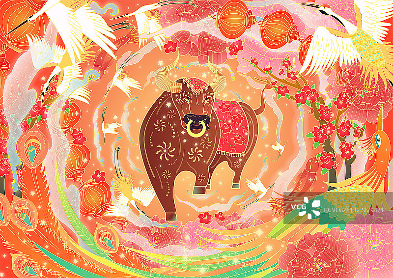 牛转乾坤图片素材