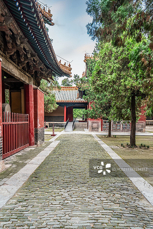 曲阜孔庙古建筑图片素材