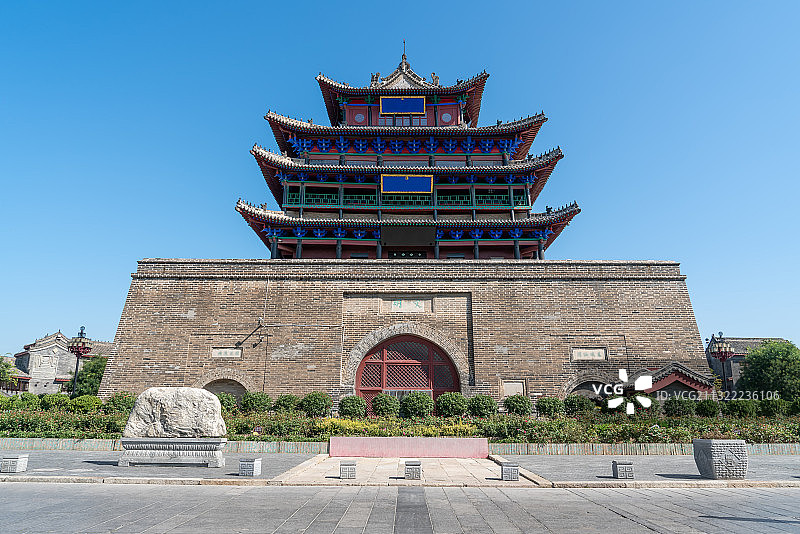 聊城东昌古城图片素材