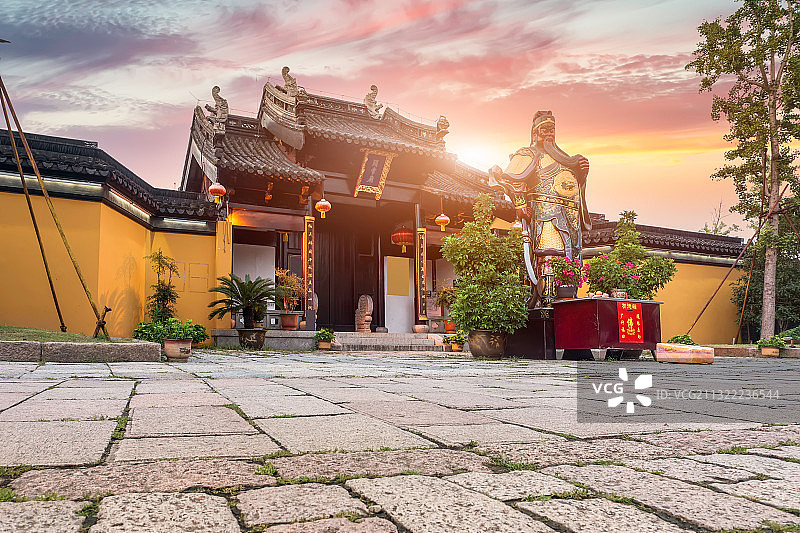 无锡荡口古镇关帝庙图片素材