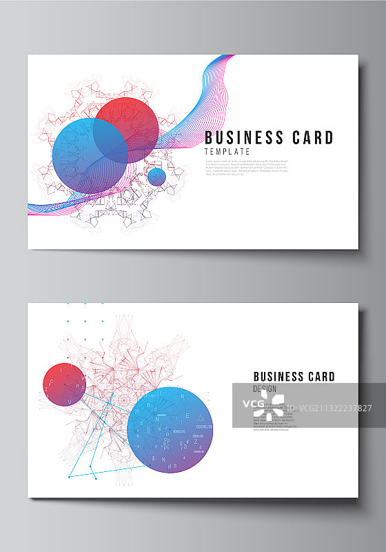 两张创意名片版式图片素材