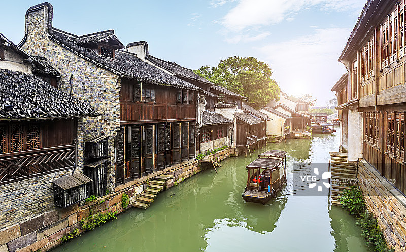中国乌镇风光图片素材