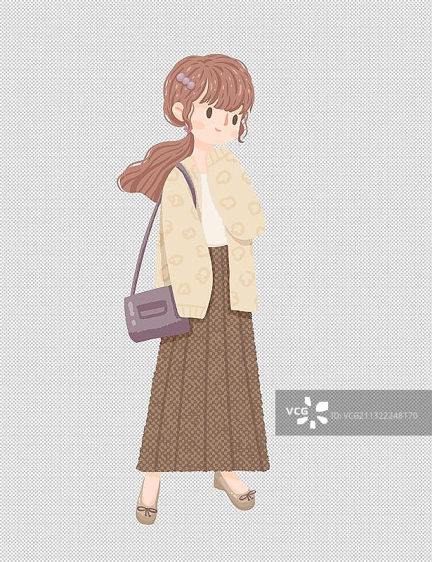 可爱女孩图片素材