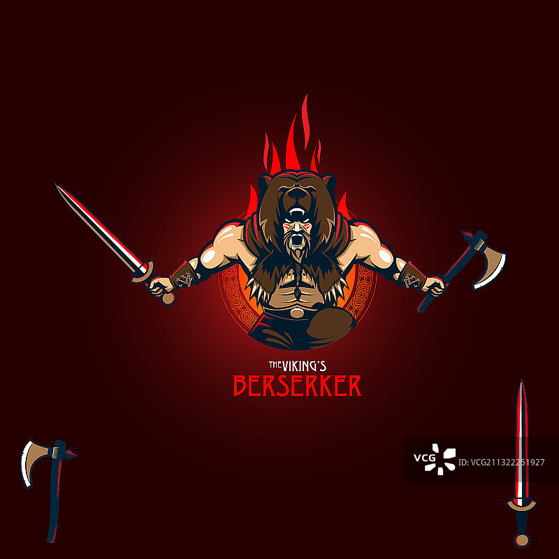 维京狂战士图片素材