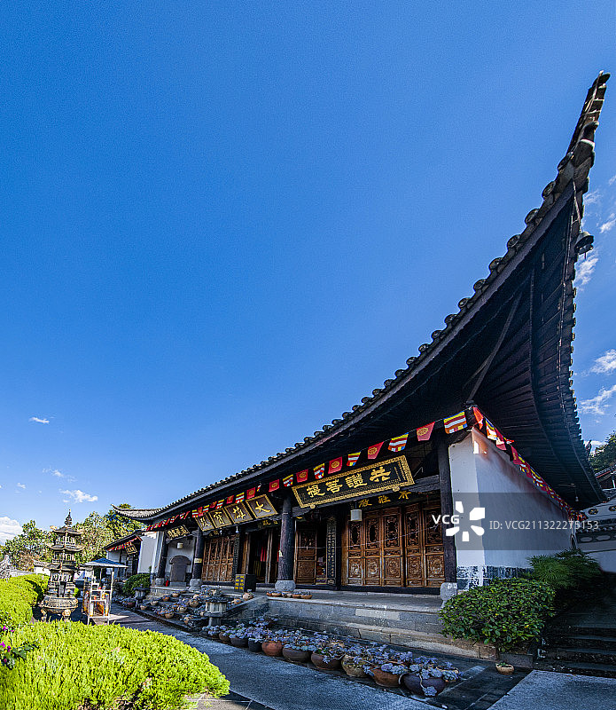 云南省腾冲市和顺古镇中天寺图片素材
