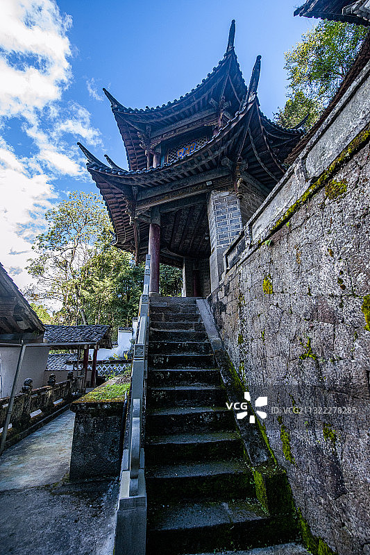 云南省腾冲市和顺古镇元龙阁图片素材