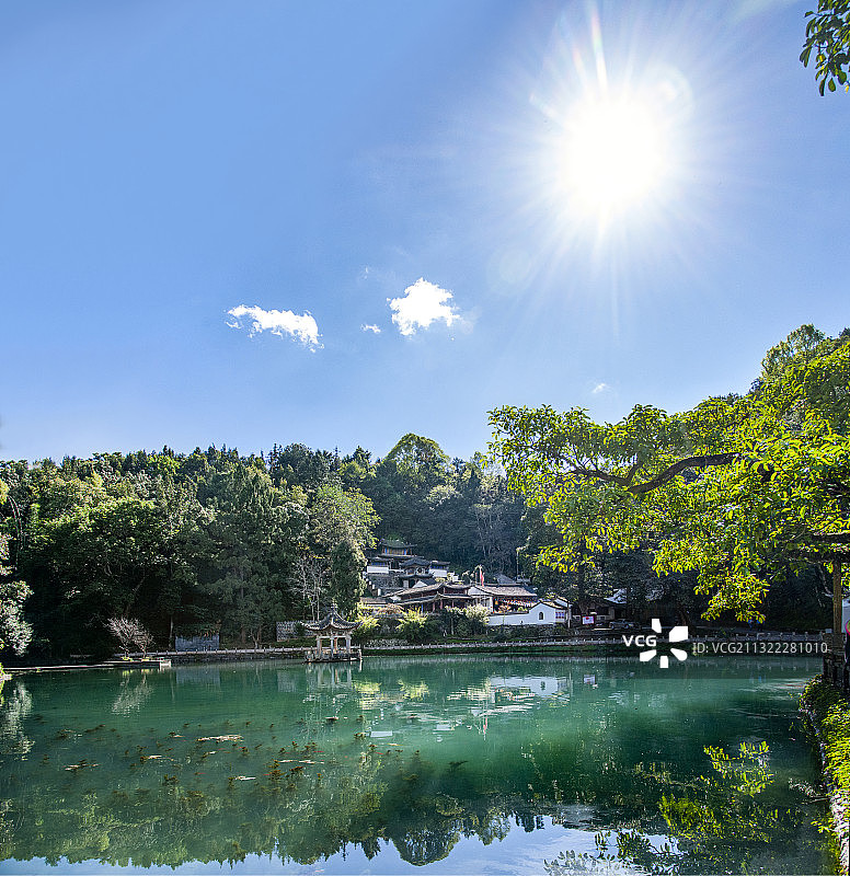 云南省腾冲市和顺古镇龙潭图片素材