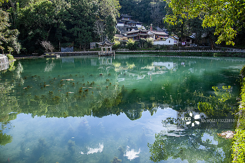 云南省腾冲市和顺古镇龙潭图片素材