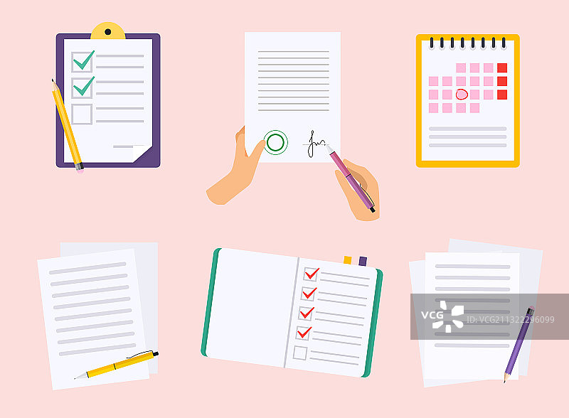 办公室表格优先级清单图片素材