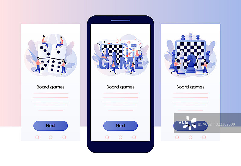 玩国际象棋的小人们棋盘游戏图片素材