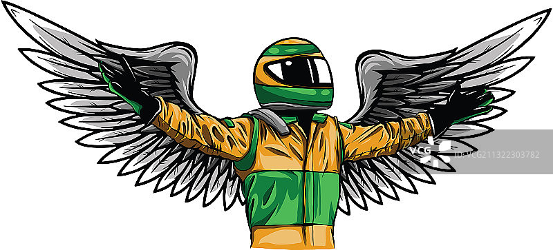 卡通赛车手设计图片素材