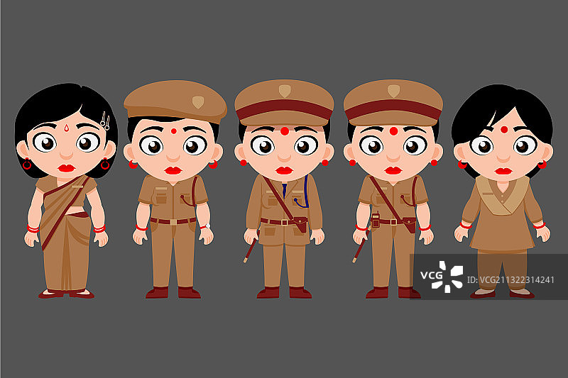 印度女警形象图片素材