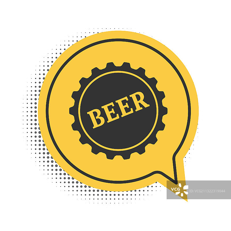 啤酒瓶盖图标图片素材