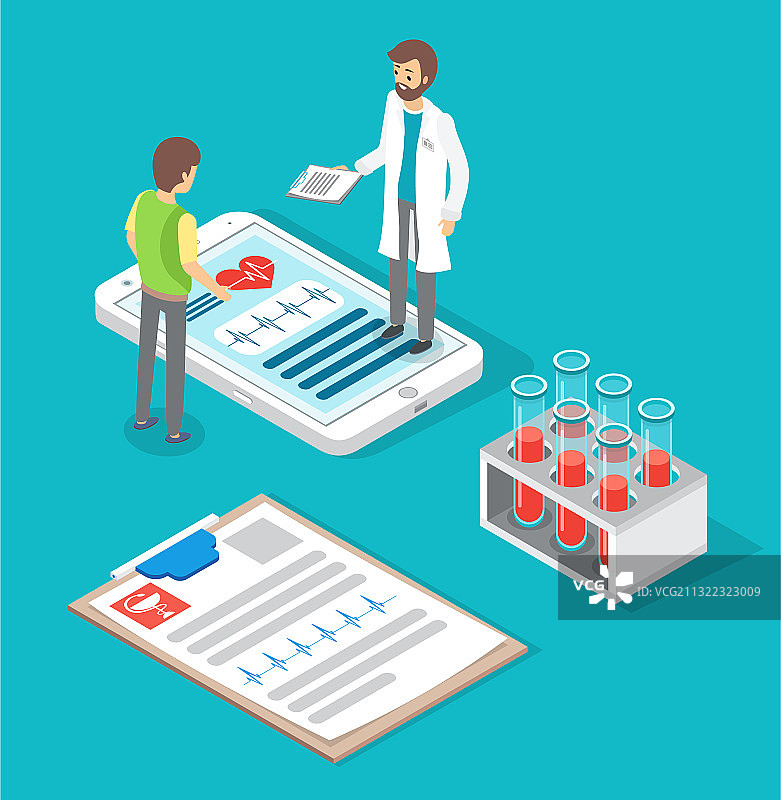 与医生在线医疗咨询图片素材