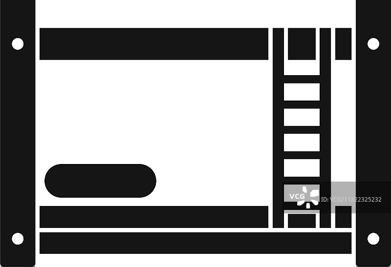 房间双层床简约风格图标图片素材