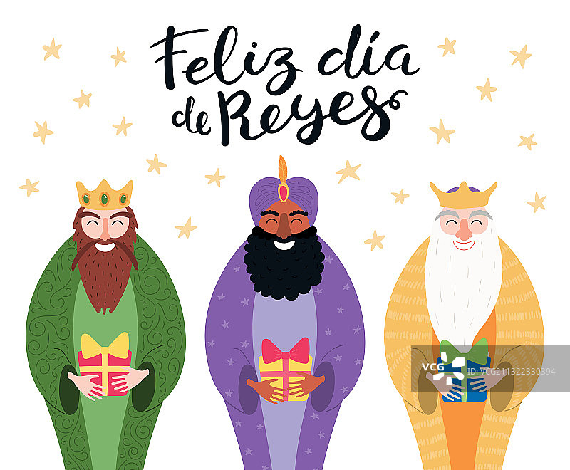 西班牙语三王引言图片素材