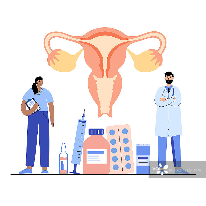 妇科诊所概念设计图片素材