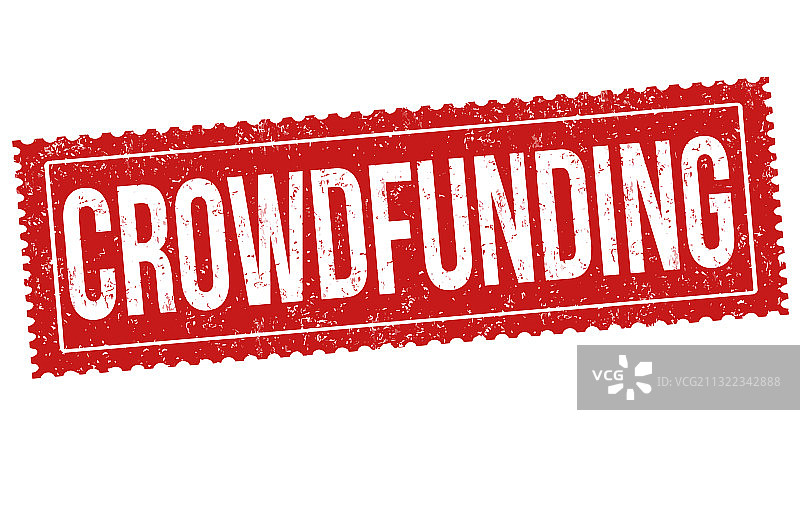 众筹标志或印章图片素材