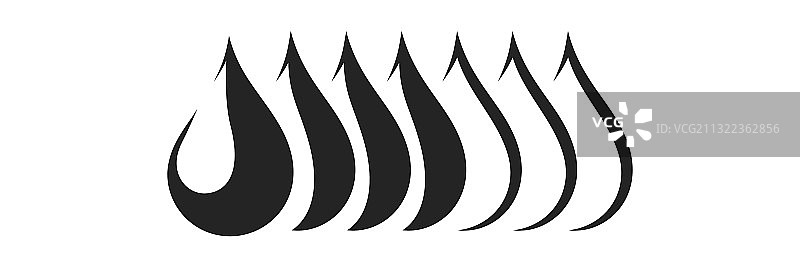 水滴吸收层符号图标图片素材