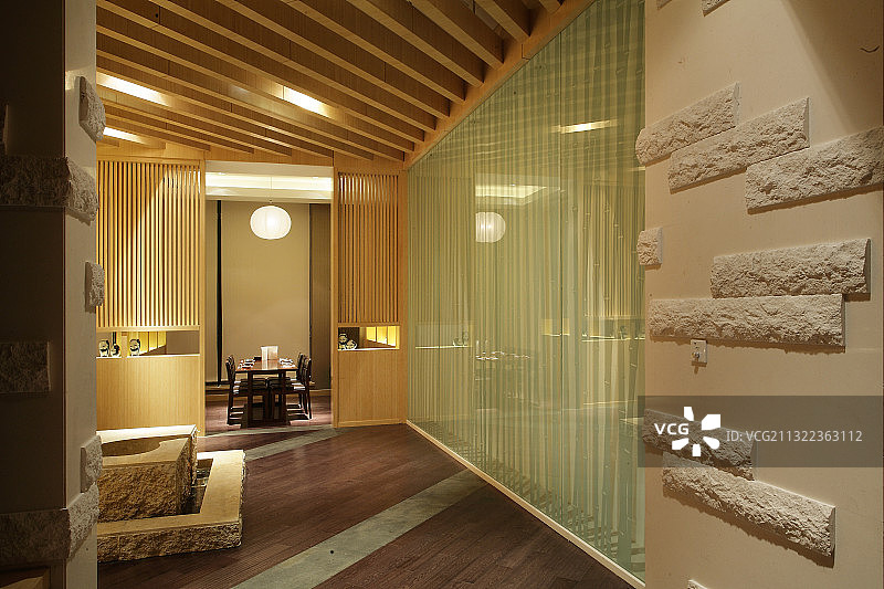 豪华酒店日式餐厅图片素材