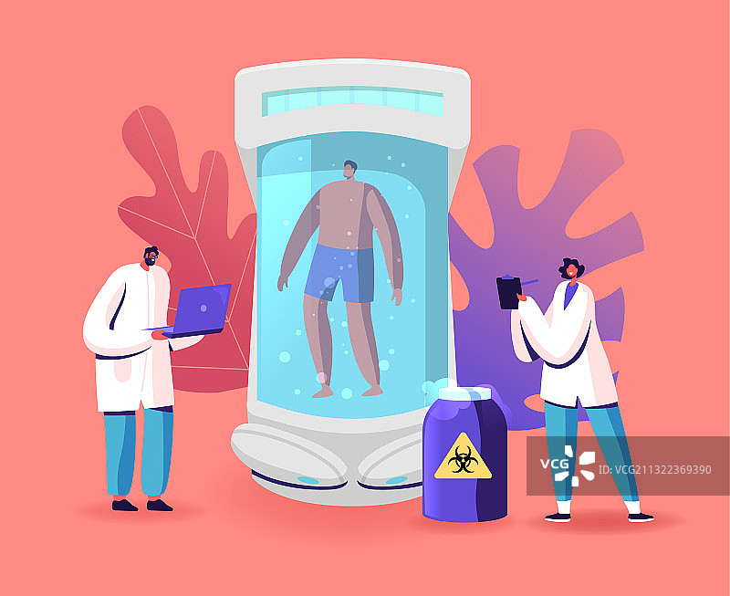 冷冻技术科学图片素材