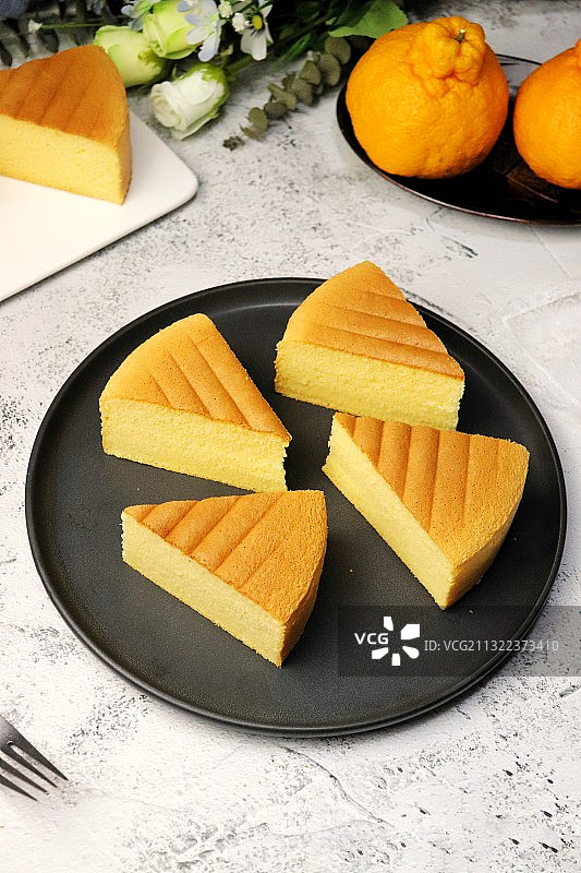 海绵蛋糕图片素材