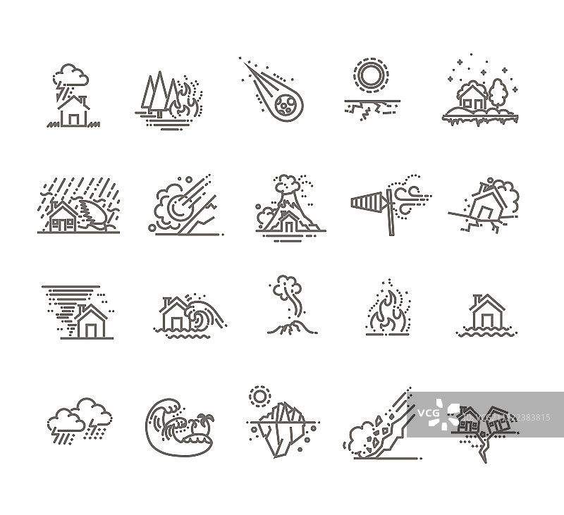 自然灾害图片素材