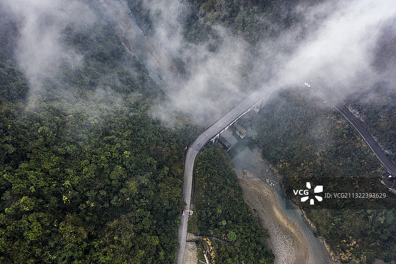 绝地险境+湖南省常德市石门县壶瓶山镇图片素材