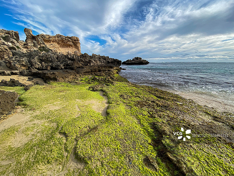 澳大利亚西澳大利亚州佩隆海天景色图片素材