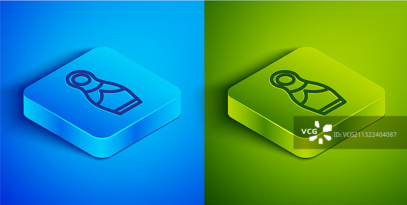 2.5D线条俄罗斯套娃图标图片素材