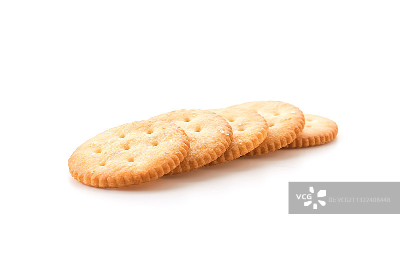 白色背景下的面包特写图片素材