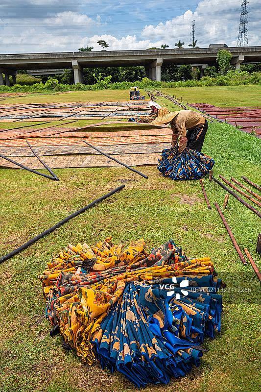 顺德香云纱图片素材