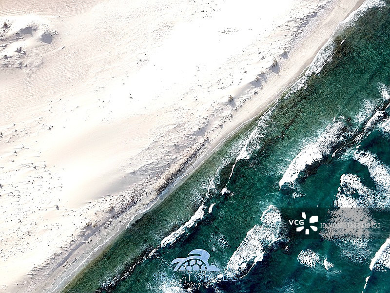 澳大利亚西澳大利亚卡纳封海滩高角度视图图片素材