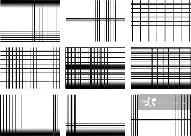 马赛克风格网格栅格相交图片素材