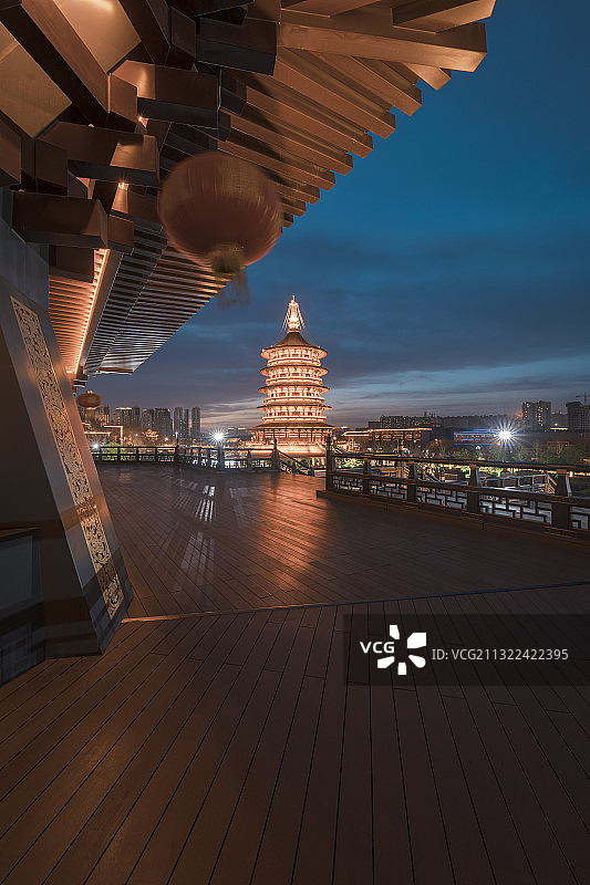 河南省隋唐洛阳城国家遗址公园天堂明堂景区图片素材