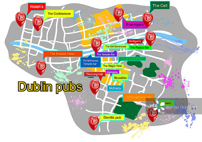 都柏林酒吧图片素材