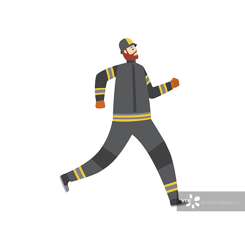 身穿制服的消防员图片素材