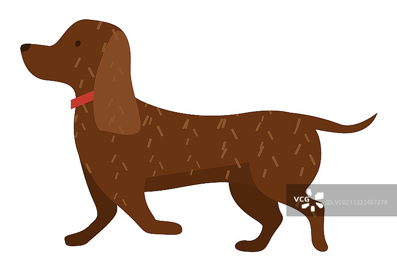 可爱纯种卡通狗图片素材