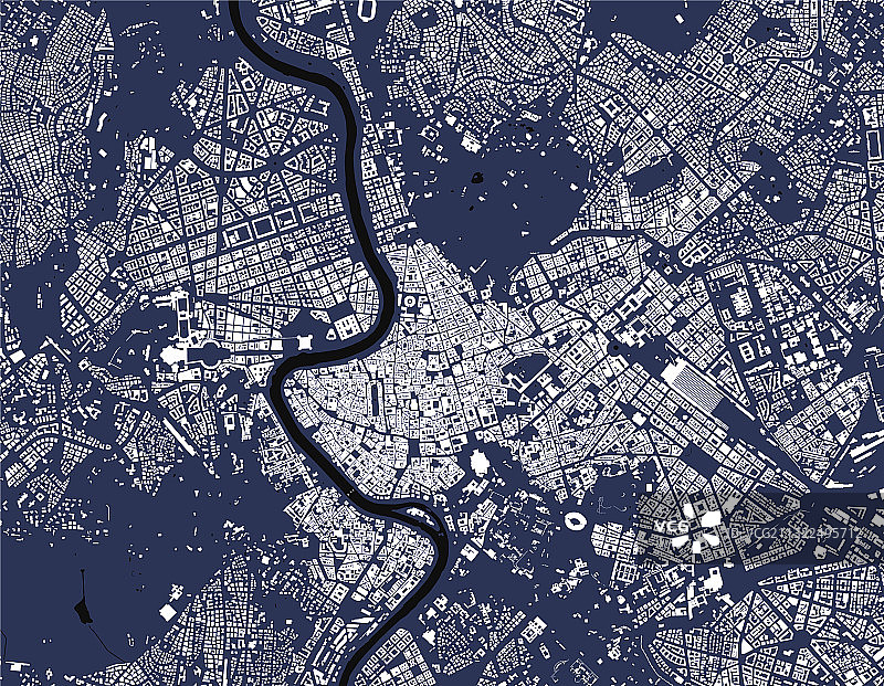 意大利罗马城市地图图片素材