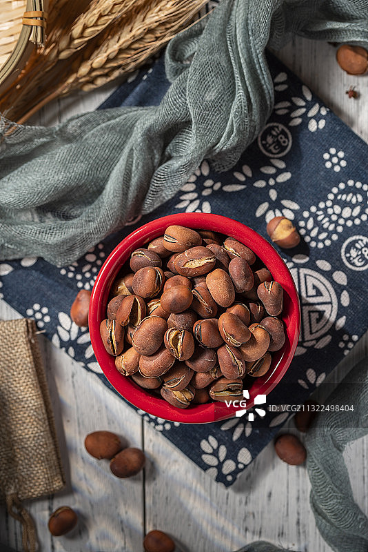 天津小吃：崩豆图片素材