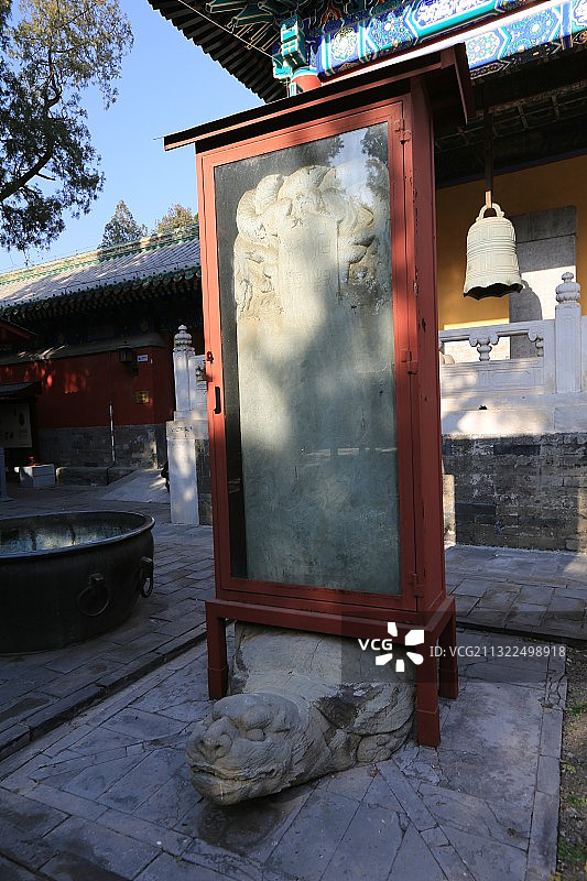 北京孔庙加封四子碑图片素材