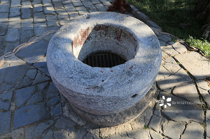 北京孔庙砚水湖图片素材