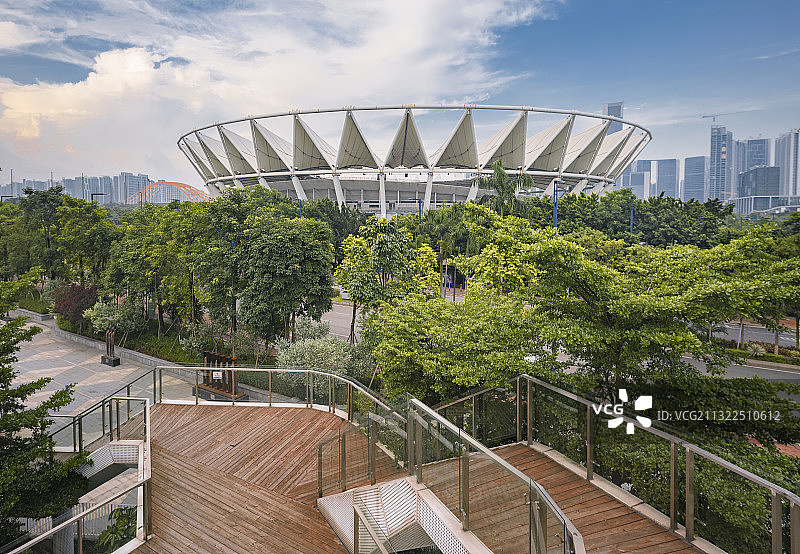 佛山 东平新城 世纪莲体育馆图片素材